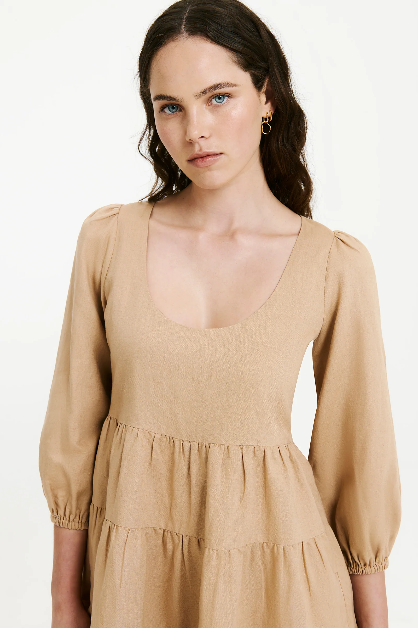 BROOKE MINI DRESS - Nude Lucy